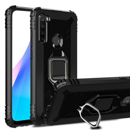Xiaomi Redmi Note 8T Ring and Carbon Fiber Case