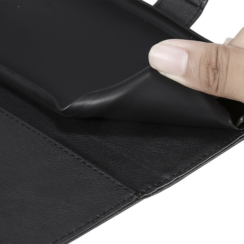 Xiaomi Redmi 8 Pure Color Leather Case with Strap