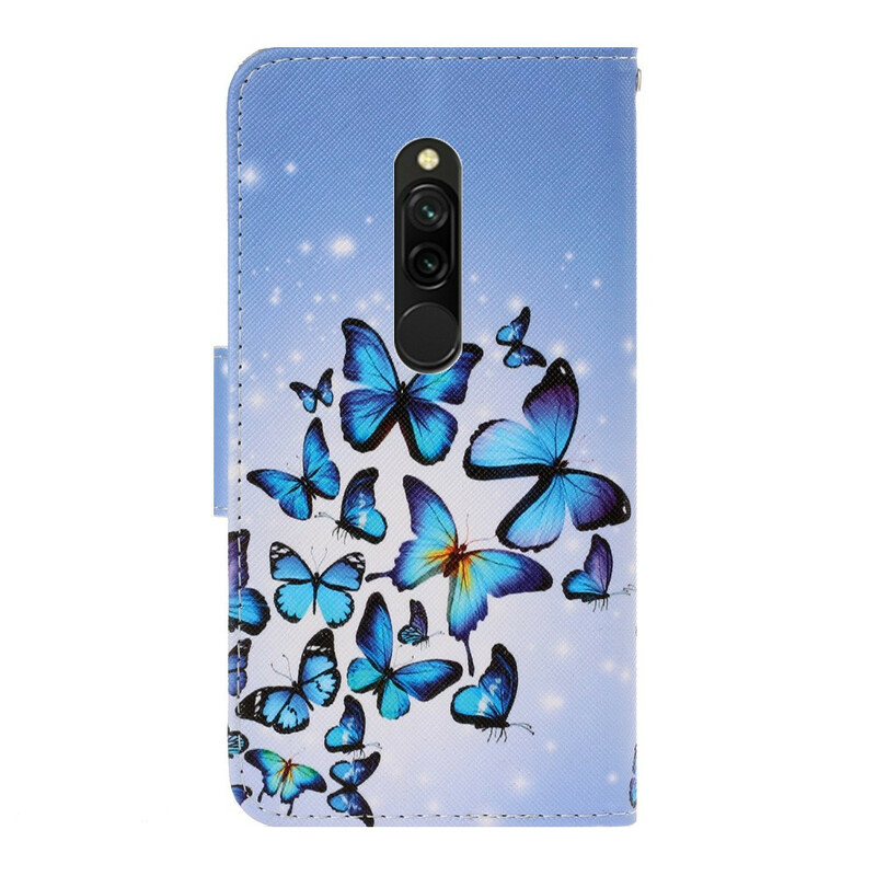 Xiaomi Redmi 8 Strap Butterfly Variations Case
