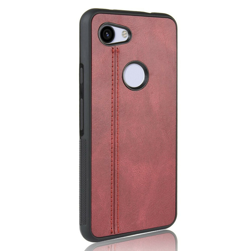 Cover Google Pixel 3A XL Leather Effect Stitching