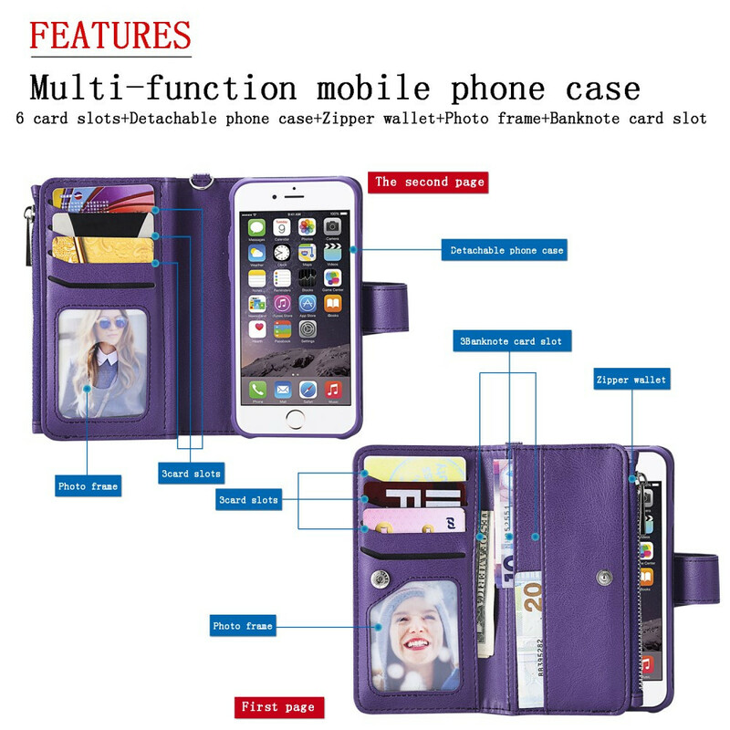 iPhone 8 / 7 / 6S / 6 Detachable Case Wallet iPhone 8 / 7 / 6S / 6 Detachable Case Wallet