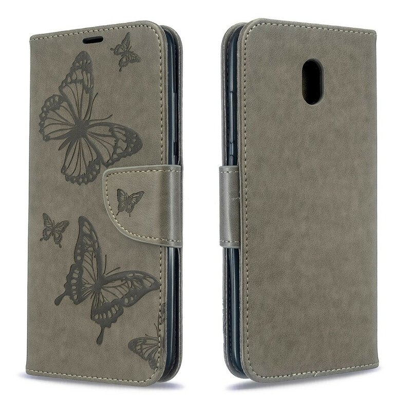 Xiaomi Redmi 8A Butterfly Printed Lanyard Case