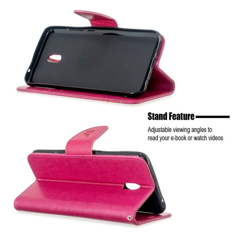 Xiaomi Redmi 8A Butterfly Printed Lanyard Case