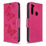 Xiaomi Redmi Note 8T Butterfly Printed Lanyard Case