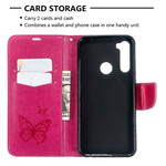 Xiaomi Redmi Note 8T Butterfly Printed Lanyard Case