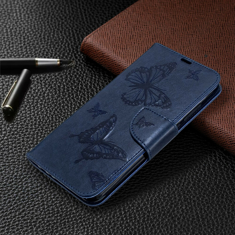 Xiaomi Redmi Note 8T Butterfly Printed Lanyard Case