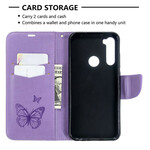 Xiaomi Redmi Note 8T Butterfly Printed Lanyard Case