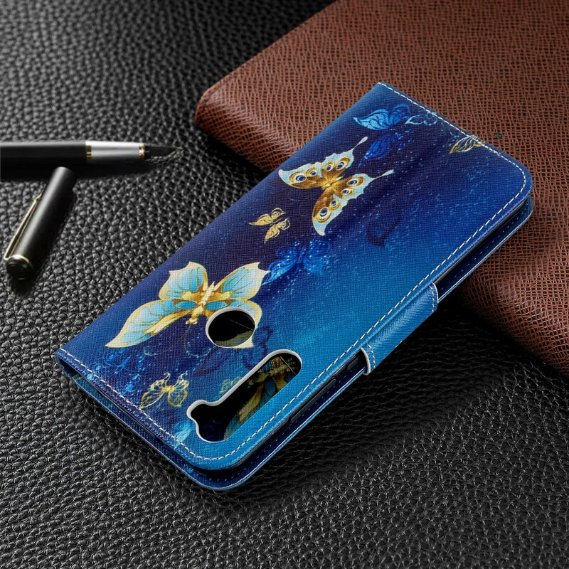 Xiaomi Redmi Note 8T Gold Butterfly Case