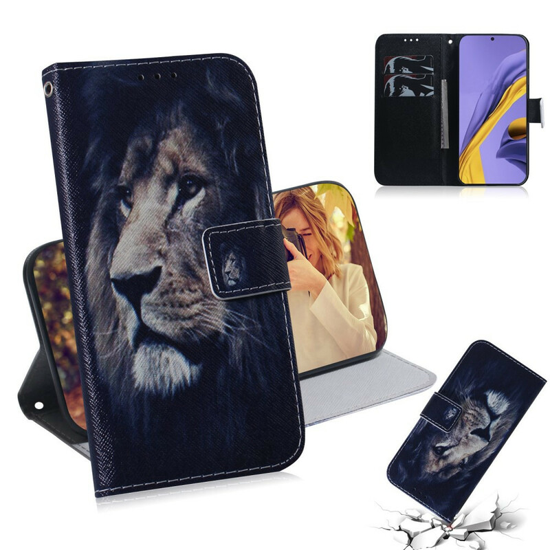 Cover Samsung Galaxy A51 Dreaming Lion