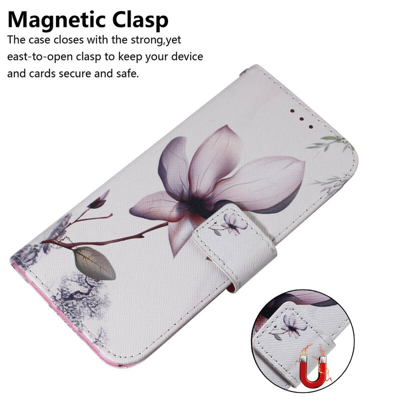 Case Samsung Galaxy A51 Flower Old Pink