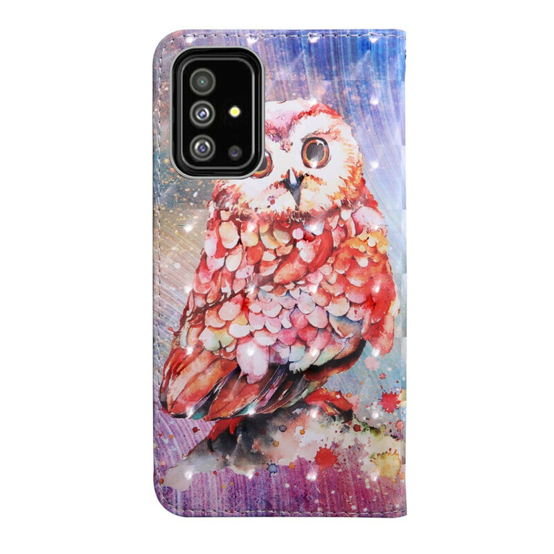 Case Samsung Galaxy A51 Owl the Painter
