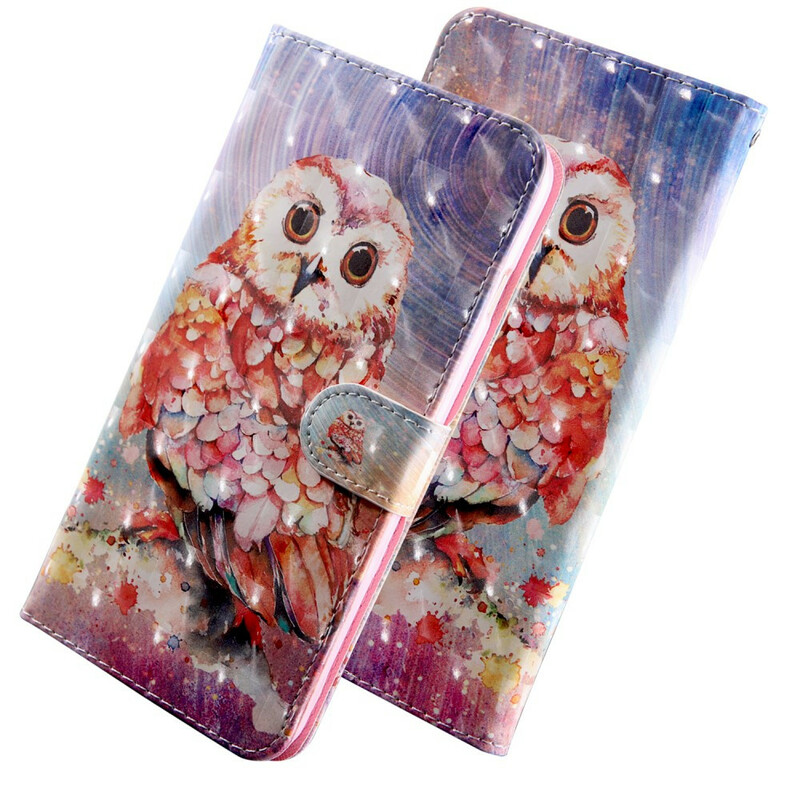 Case Samsung Galaxy A51 Owl the Painter