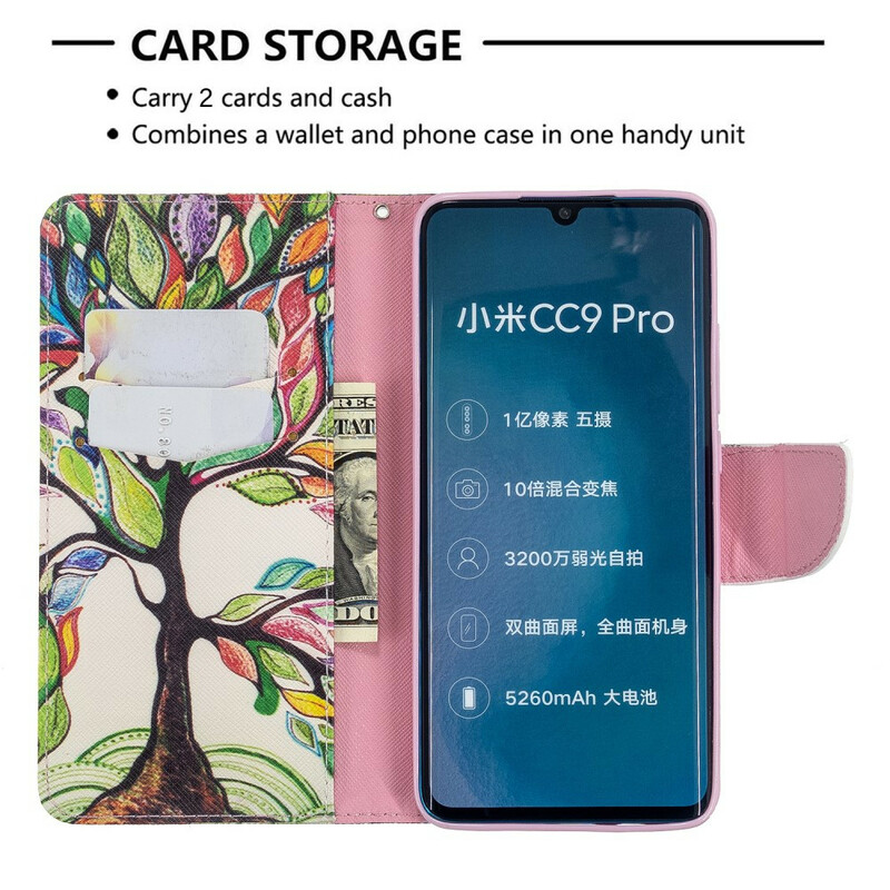 Xiaomi Mi Note 10 Colorful Tree Case