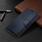 Case Xiaomi Mi Note 10 Leather Effect Colored Lychee with Strap