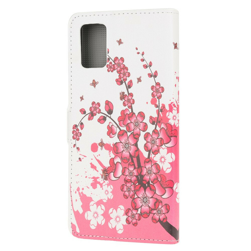 Cover Samsung Galaxy A51 Tropical Flowers
