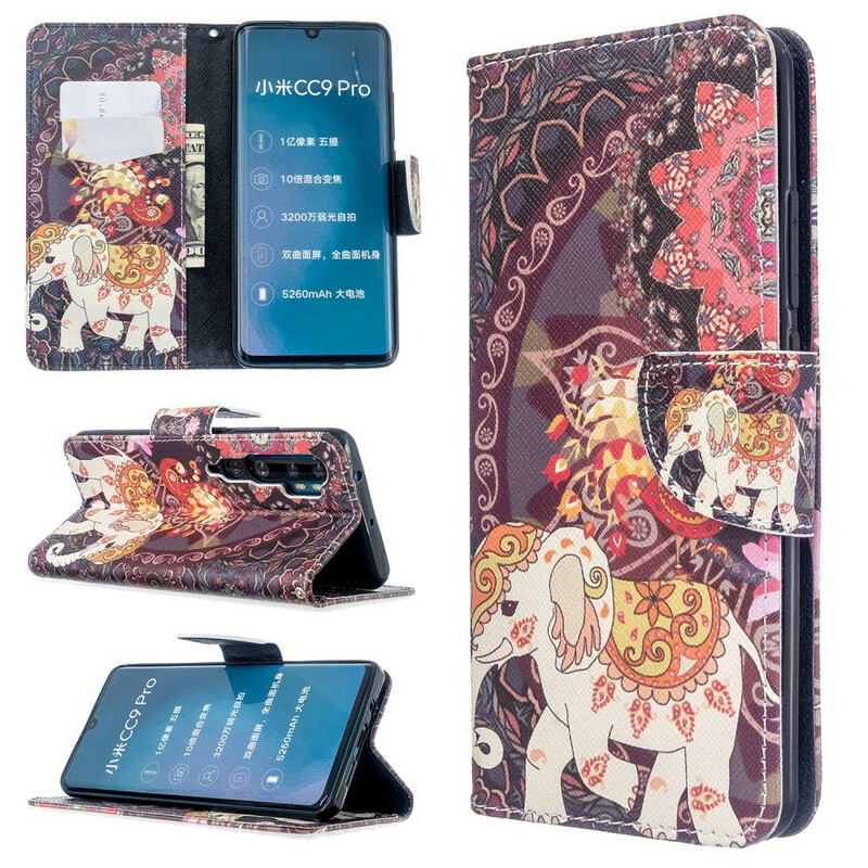 Xiaomi Mi Note 10 Indian Elephants Case