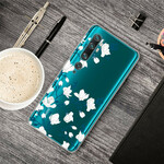 Xiaomi Mi Note 10 Case White Flowers