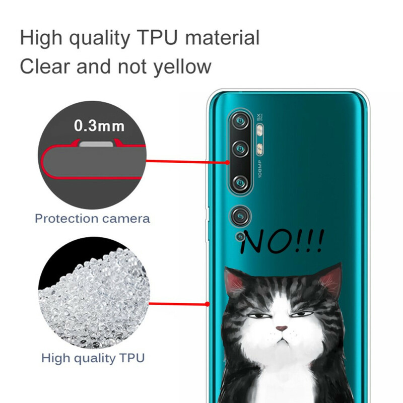 Xiaomi Mi Note 10 Case The Cat That Says No