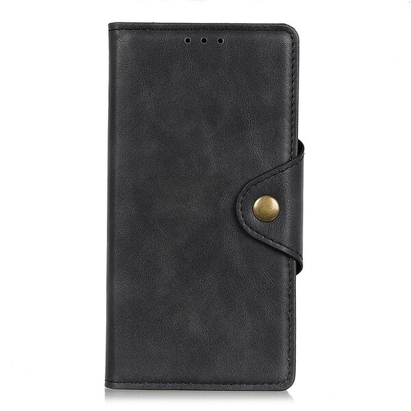 Cover Samsung Galaxy Note 10 Lite Simili Cuir Bouton