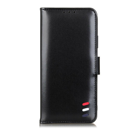 Flip Cover Samsung Galaxy Note 10 Lite Effet Cuir Tricolore