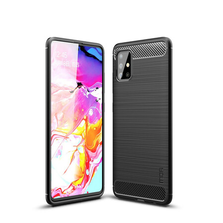 Samsung Galaxy A51 Brushed Carbon Fiber Case MOFI
