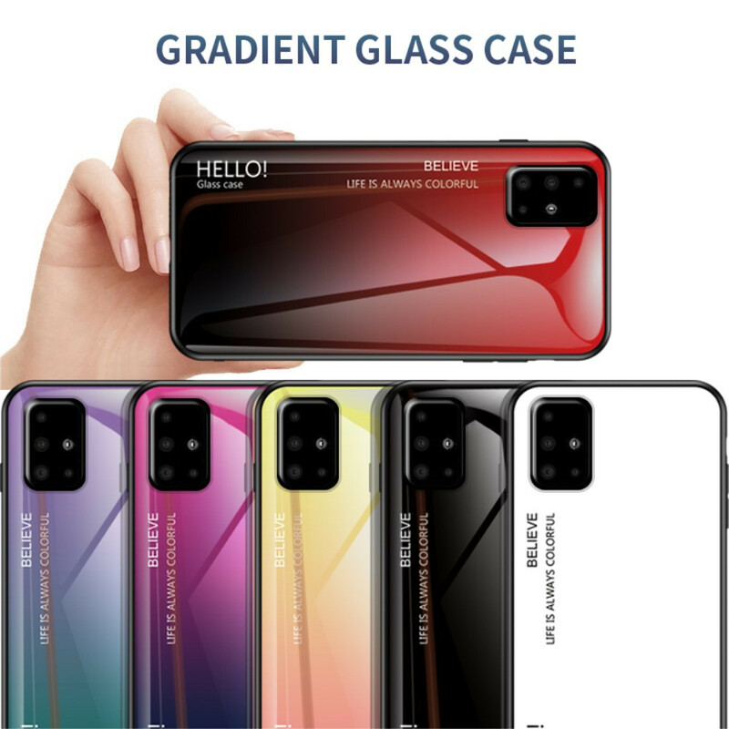 Samsung Galaxy A51 Tempered Glass Case Hello