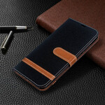 Xiaomi Redmi Note 8T Fabric and Leather Effect Case with Strap
