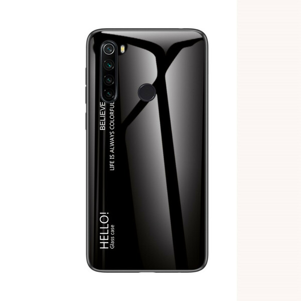 Xiaomi Redmi Note 8T Tempered Glass Case Hello
