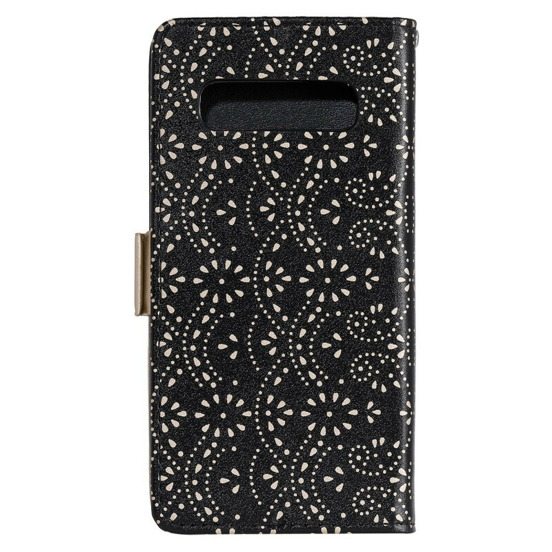 Samsung Galaxy S10 Cover Lace Purse with Strap