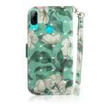 Case Huawei P Smart 2019 Flower Branch with Strap