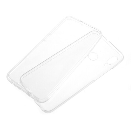 Huawei P Smart 2019 Transparent Front and Rear Detachable Case