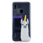 Cover Huawei P Smart 2019 Transparent Lama Unicorn