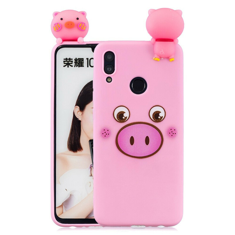 Cover Huawei P Smart 2019 Apollo the Pig 3D