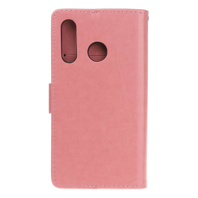 Case Huawei P Smart 2019 Butterflies and Flowers with Strap Case Huawei P Smart 2019 Butterflies and Flowers with Strap