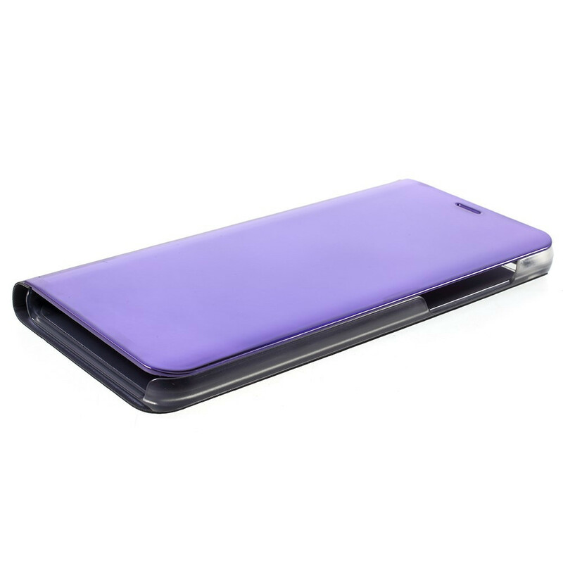 View Cover Honor 7C Miroir et Effet Cuir