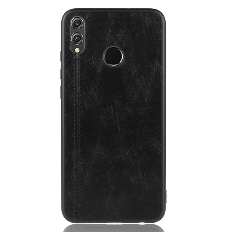 Case Honor 8X Style Cuir Coutures