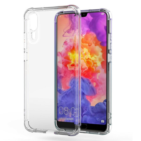 Huawei P20 Transparent Cover LEEU Protective Cushions