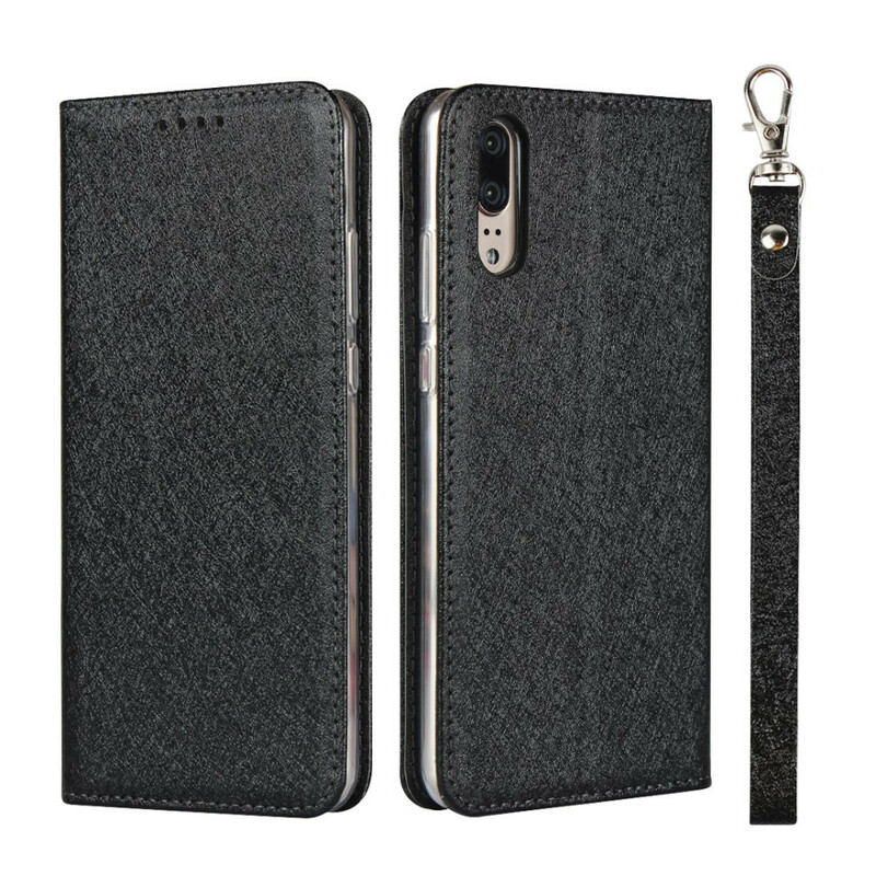 Flip Cover Huawei P20 Style Soft Leather with Strap