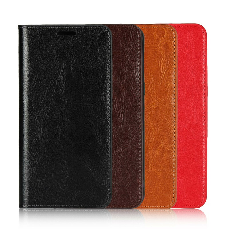 Honor 20 Pro Genuine Aged Leather Flip Cover