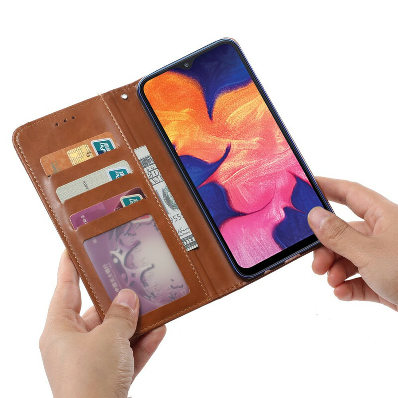Flip Cover Samsung Galaxy A20e Simili Cuir Porte-Cartes