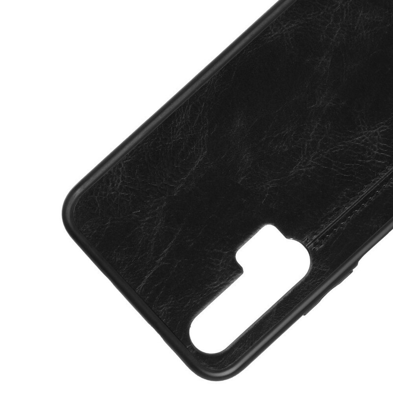 Case Honor 20 Pro Style Cuir Coutures