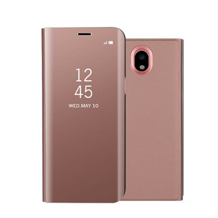 View Cover Samsung Galaxy J7 2017 Miroir Et Effet Cuir