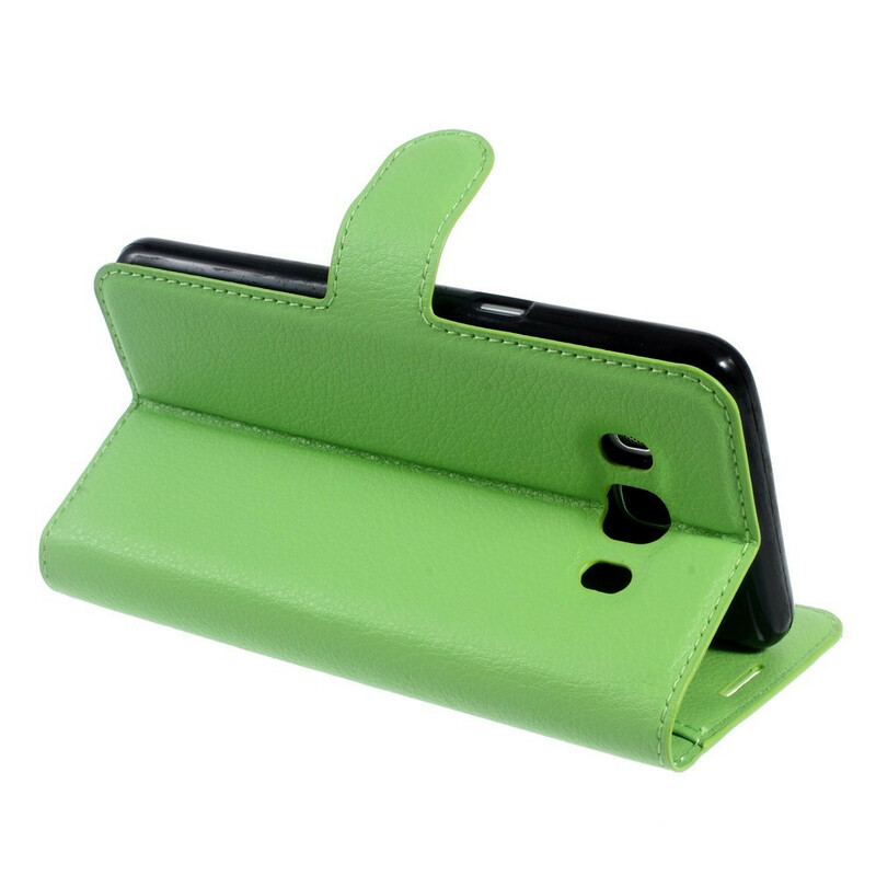 Cover Samsung Galaxy J5 2016 Simili Cuir Lychee