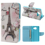 Samsung Galaxy A3 2016 Eiffel Tower Retro Case