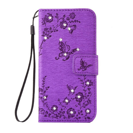 Samsung Galaxy S8 Case Butterflies and Diamonds