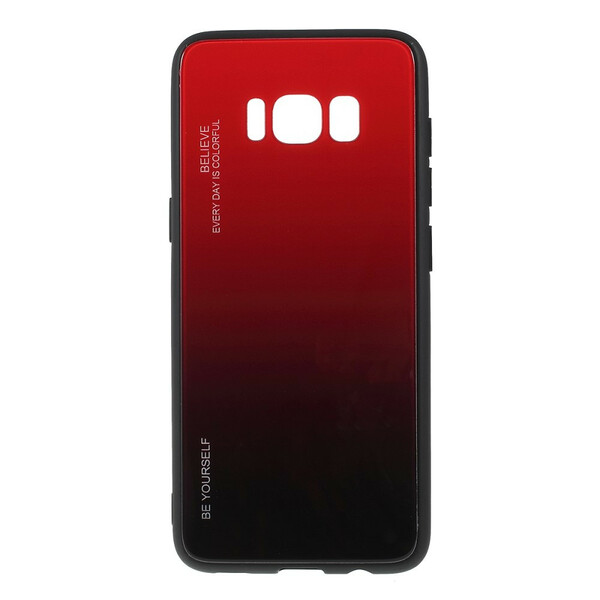 Samsung Galaxy S8 Tempered Glass Case Be Yourself