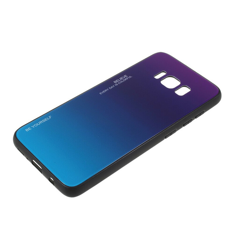 Samsung Galaxy S8 Tempered Glass Case Be Yourself