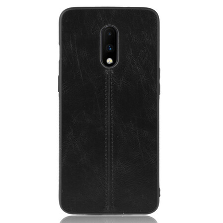 OnePlus 7 Leather Effect Stitched Case