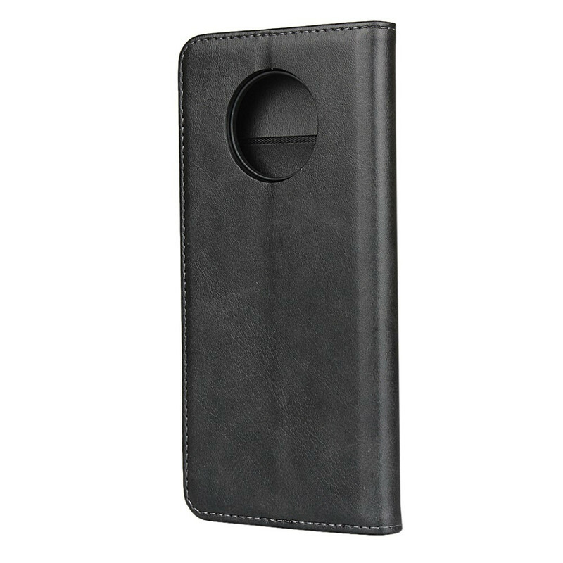 Flip Cover OnePlus 7T Premium Simili Cuir Coutures