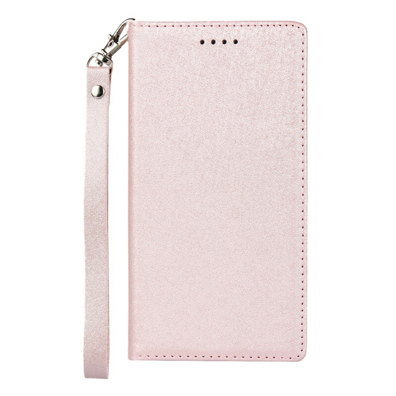 Flip Cover Sony Xperia XZ2 Style Soft Leather with Strap